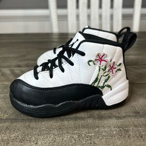 Nike Air Jordan 12 Retro TD 'Floral' Baby Sz 6 C